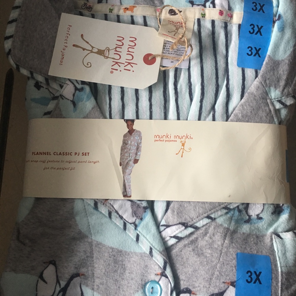 Munki Munki Women's Flannel Pajamas